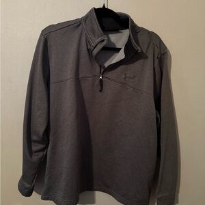 Under Armour Black and Gray ColdGear Top